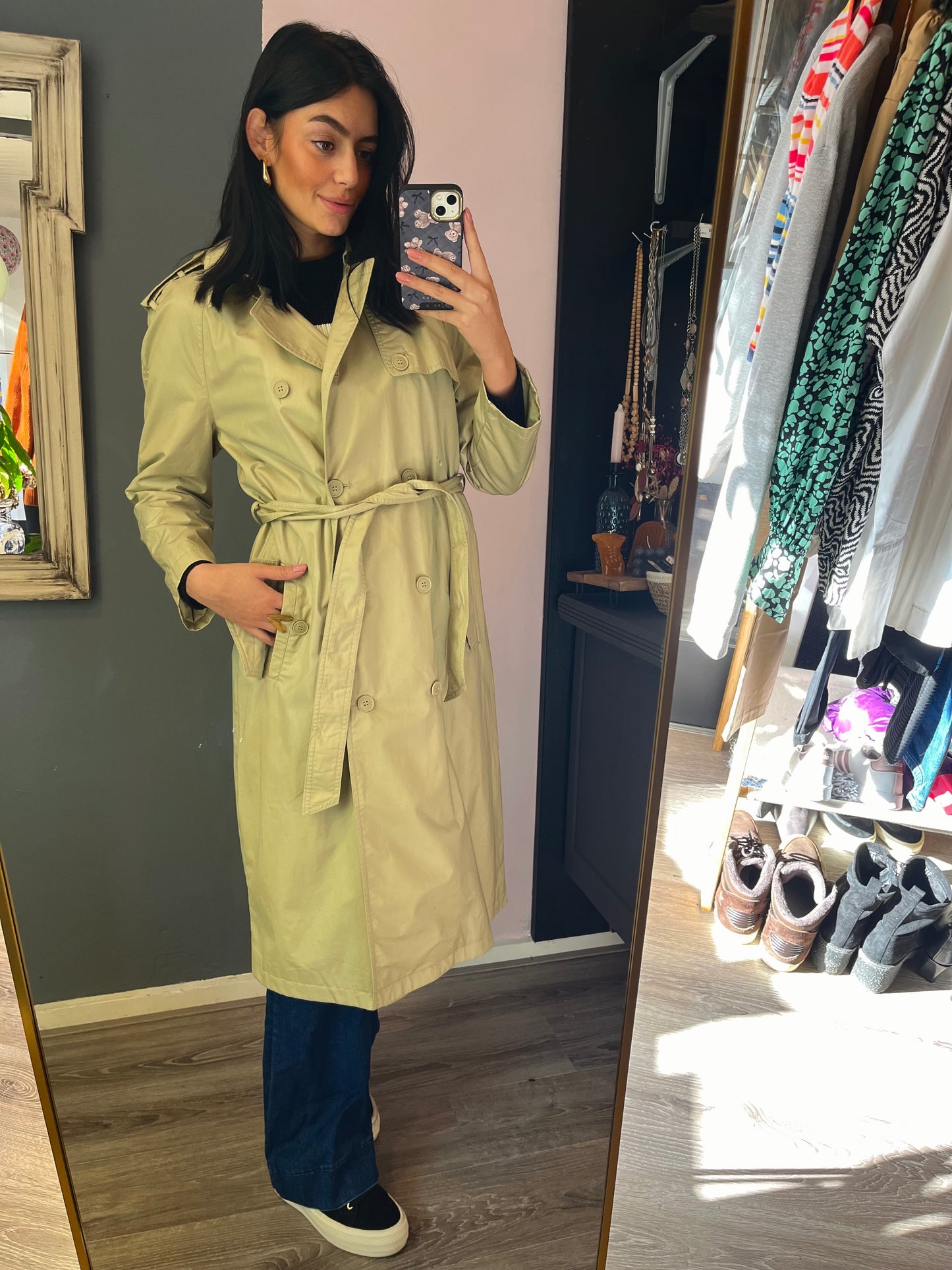 273-5 Laetitia Ivanez X Galeries Lafayette trenchcoat