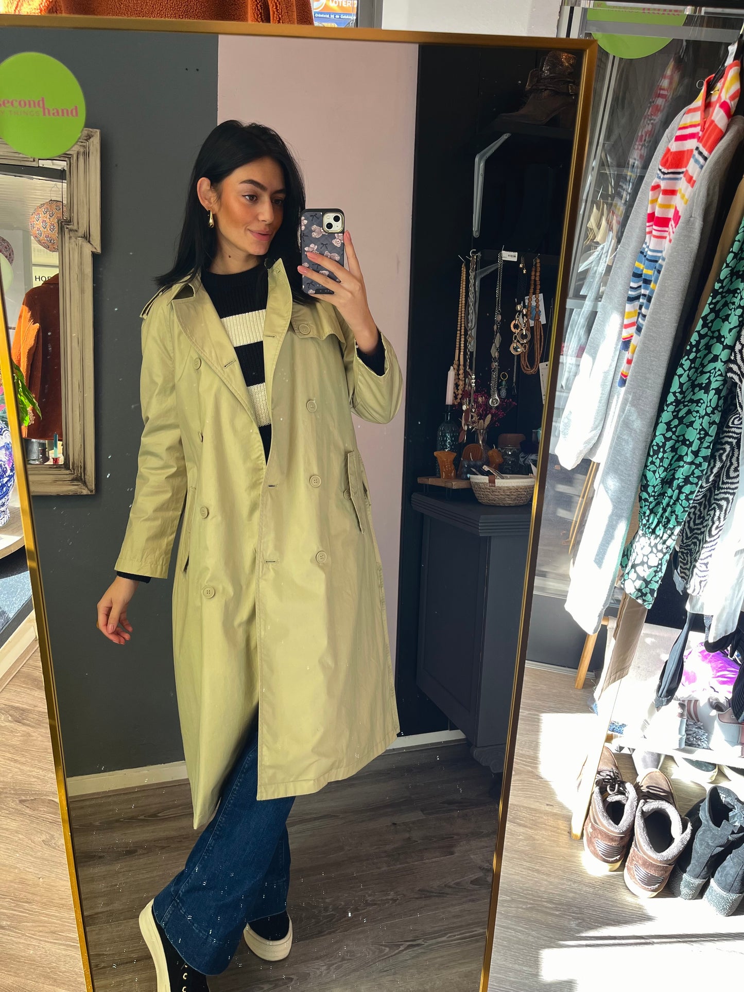 273-5 Laetitia Ivanez X Galeries Lafayette trenchcoat