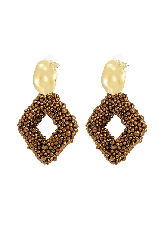 Earrings bronze