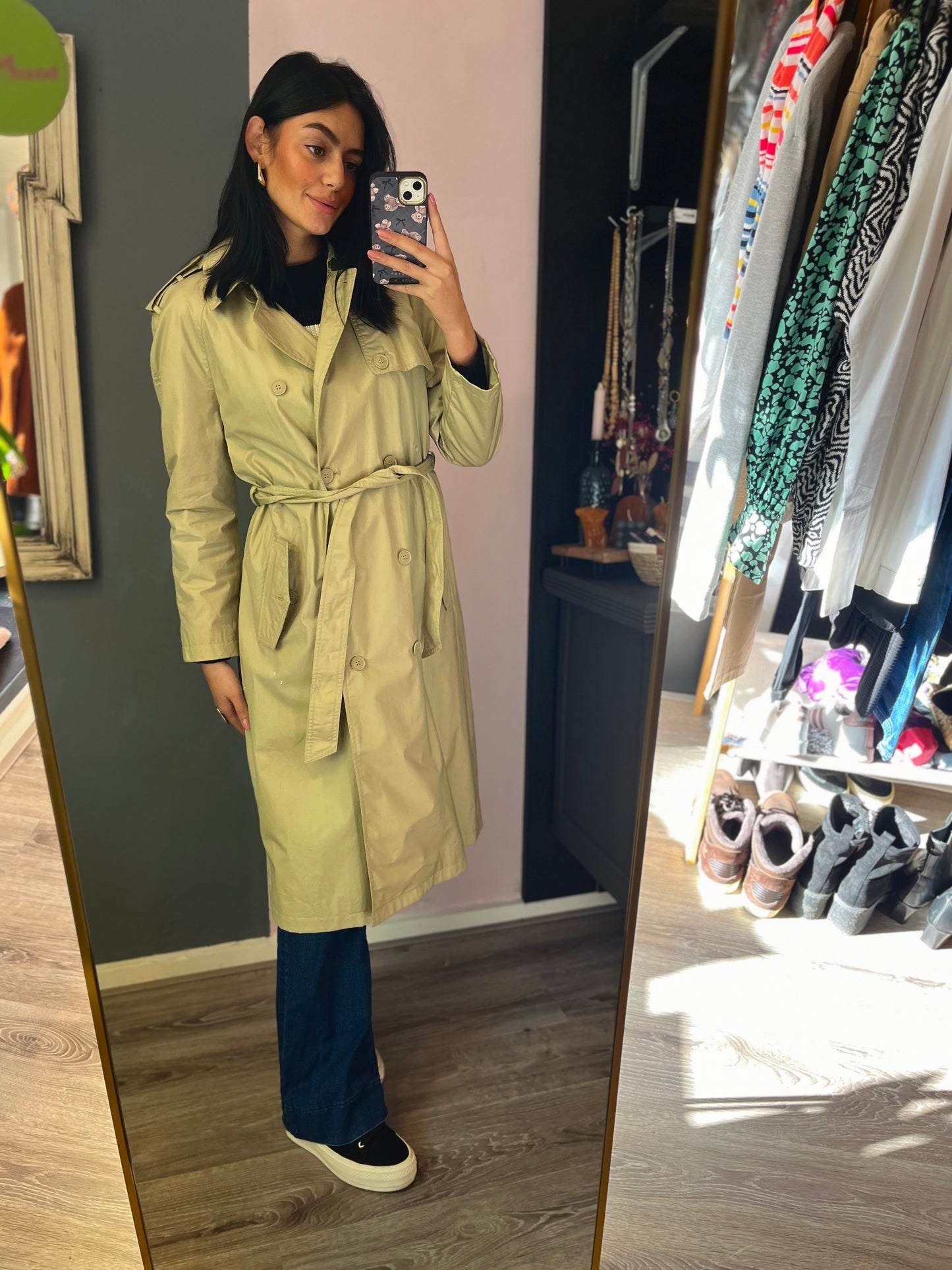 273-5 Laetitia Ivanez X Galeries Lafayette trenchcoat