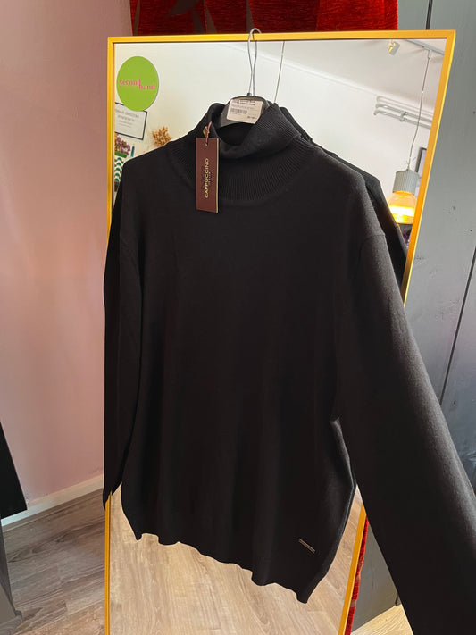 260-39 Cappuccino pull over high neck