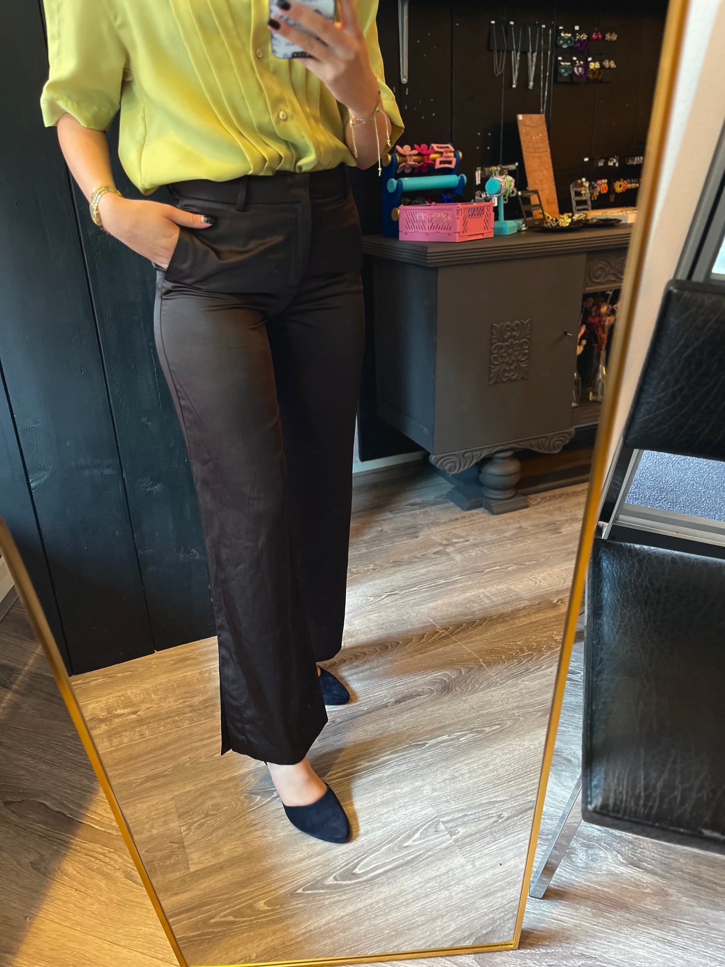 298-7 Zara broek bruin