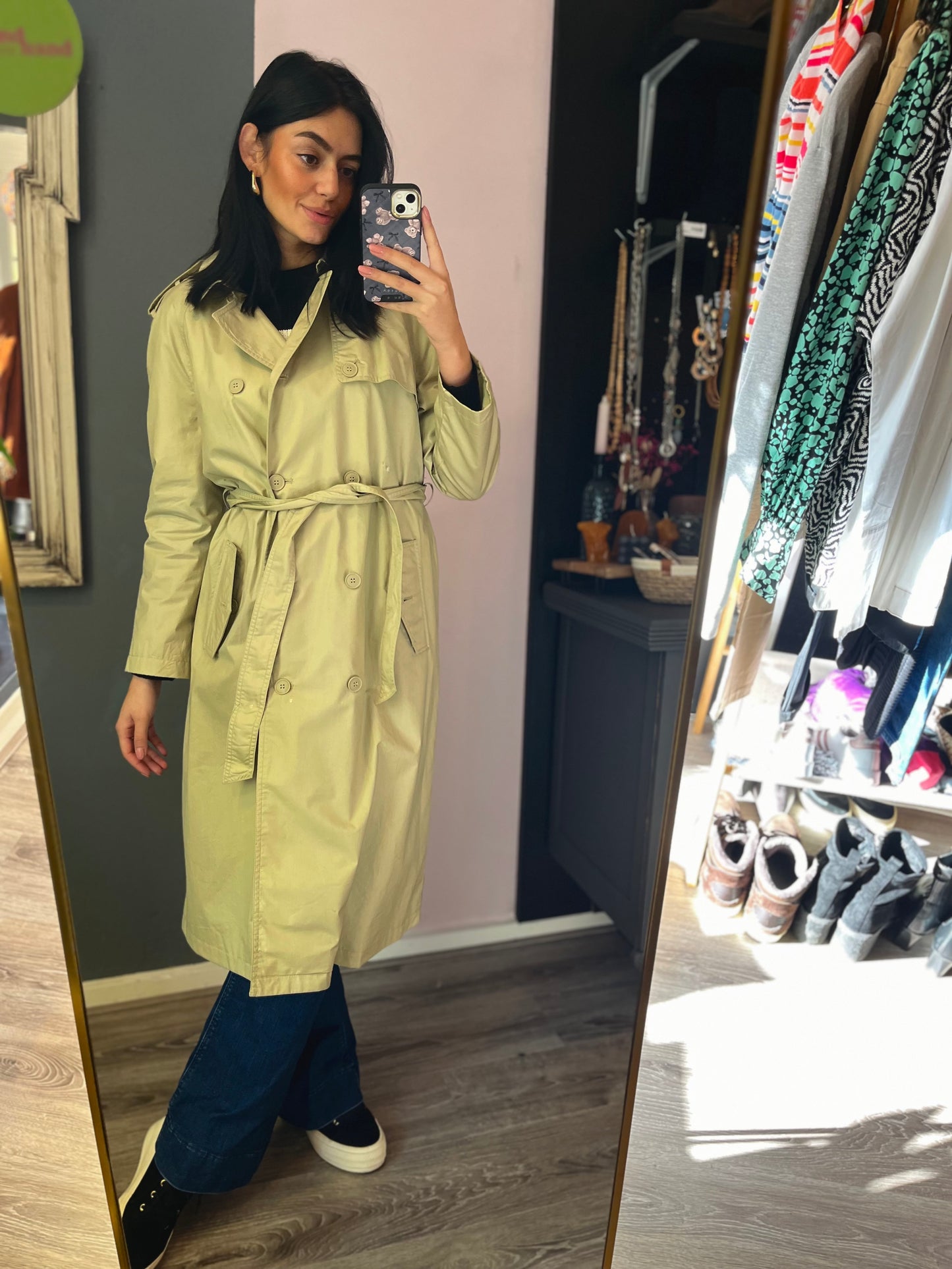 273-5 Laetitia Ivanez X Galeries Lafayette trenchcoat