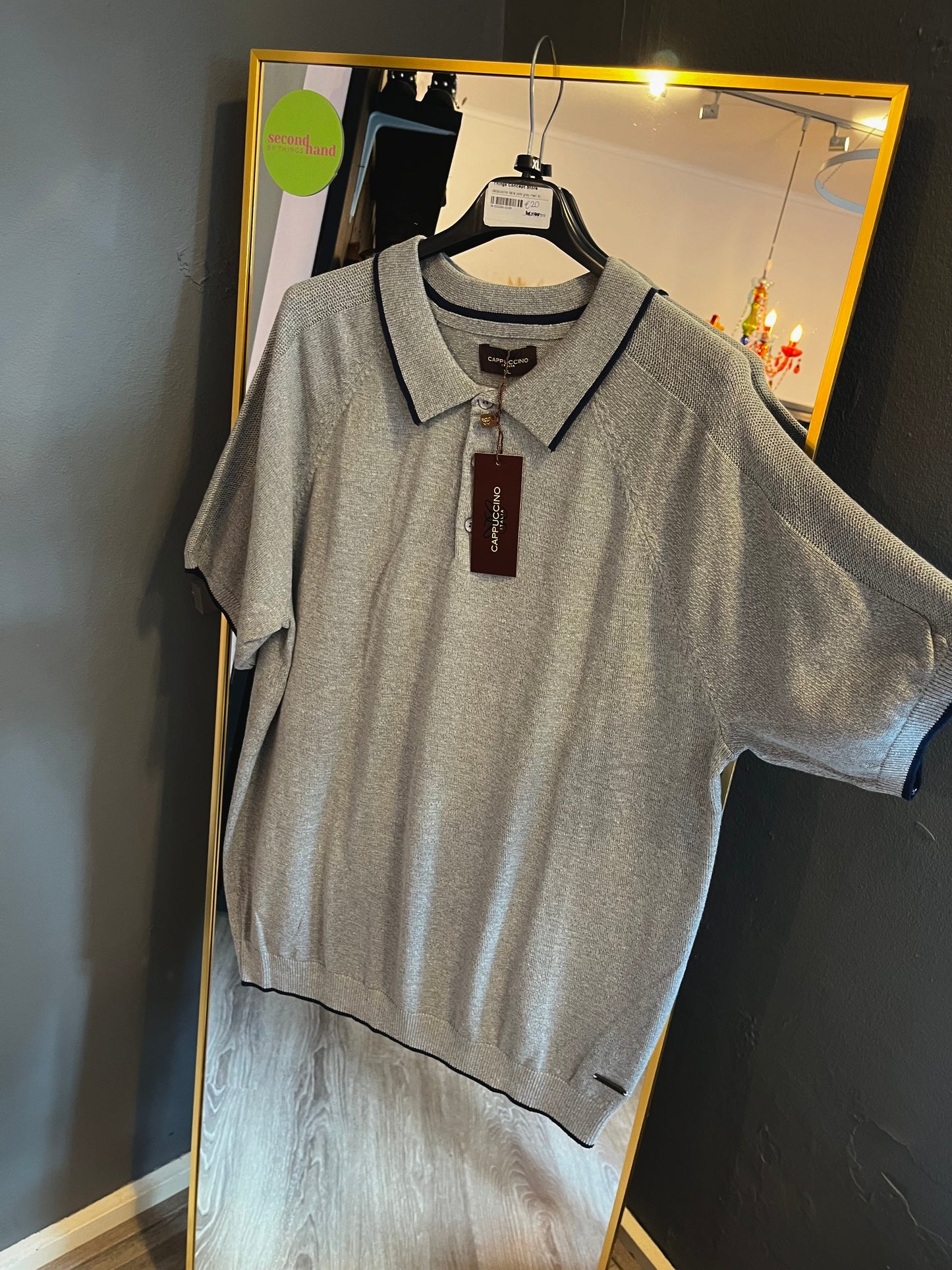 260-29 Cappuccino Italy polo grey marl